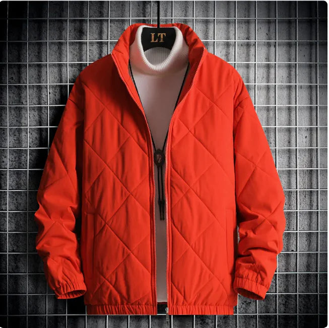 Men's Stand Collar Casual Cotton Jacket