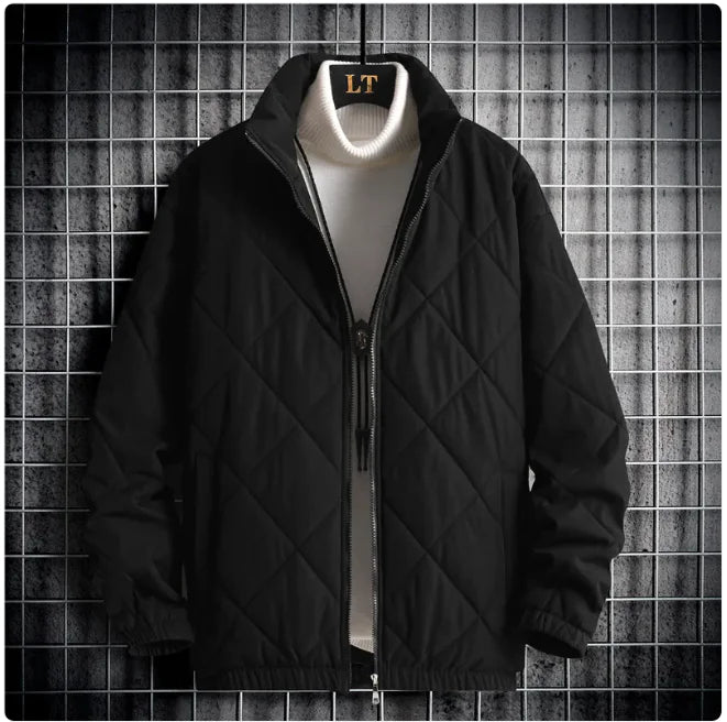 Men's Stand Collar Casual Cotton Jacket