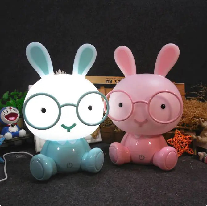 LED Night Light Touch Cartoon New Bunny Table Lamp